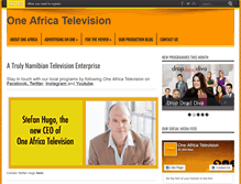 Tablet Screenshot of oneafrica.tv